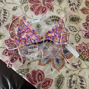 BRIGHT SWIMWEAR BIKINI TOP floral print